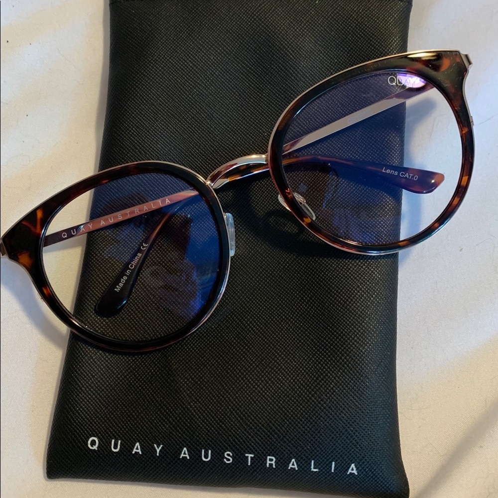 Quay Tortoise Blue Light Glasses